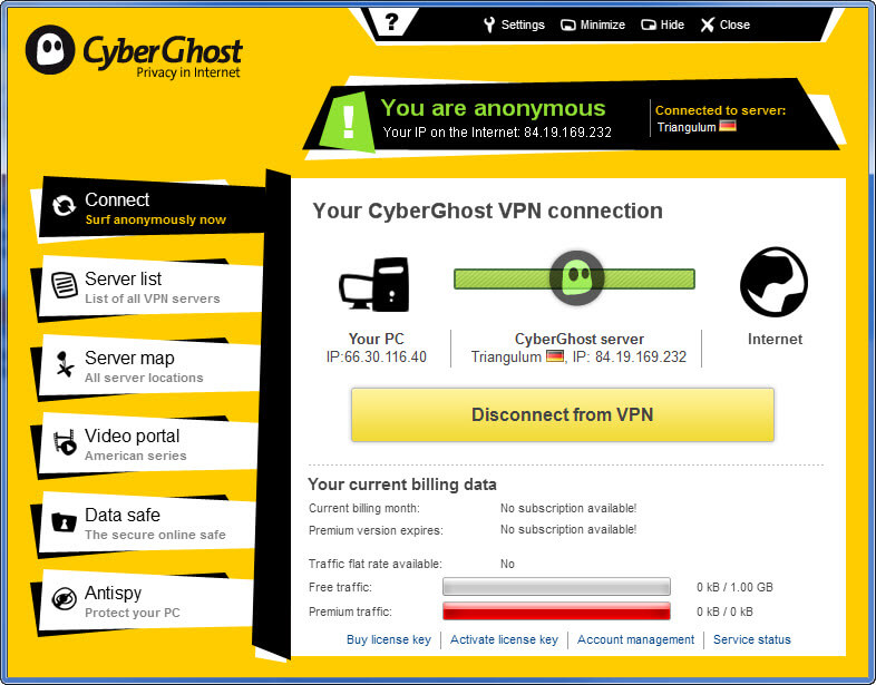 CyberGhost VPN 7.3.14.5857 Crack Serial Key