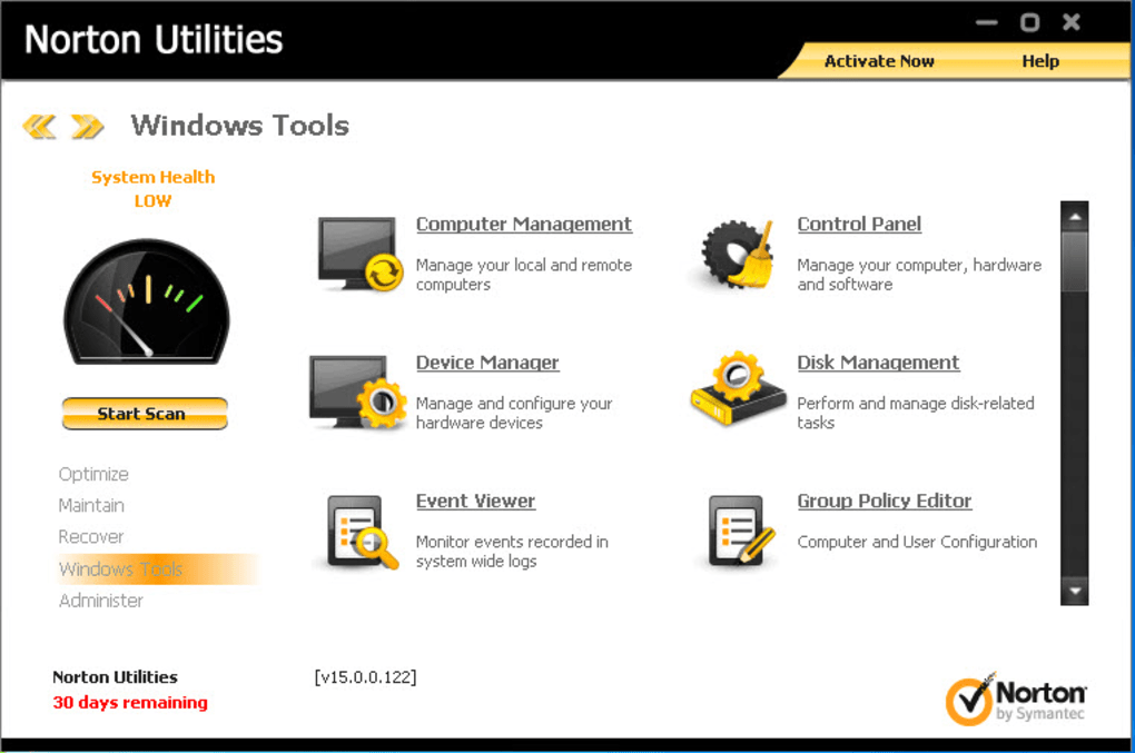 Symantec Norton Utilities 17.0.6.847 Crack Serial Key